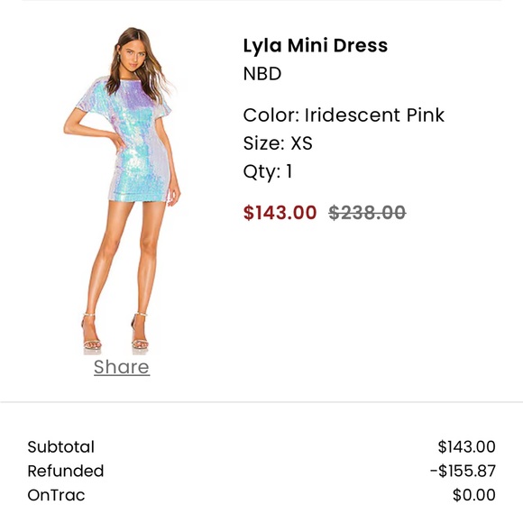 NBD revolve sequin dress - Picture 1 of 4